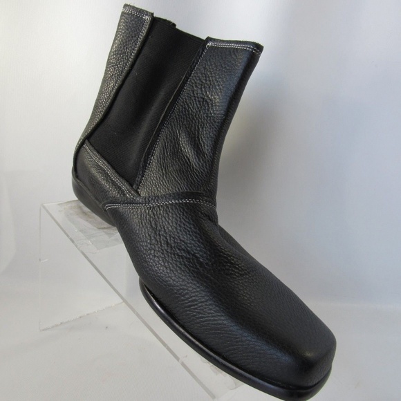 SHANE & SHAWN Boardroom Sz 9 Black Boots R6 D20 main image 5